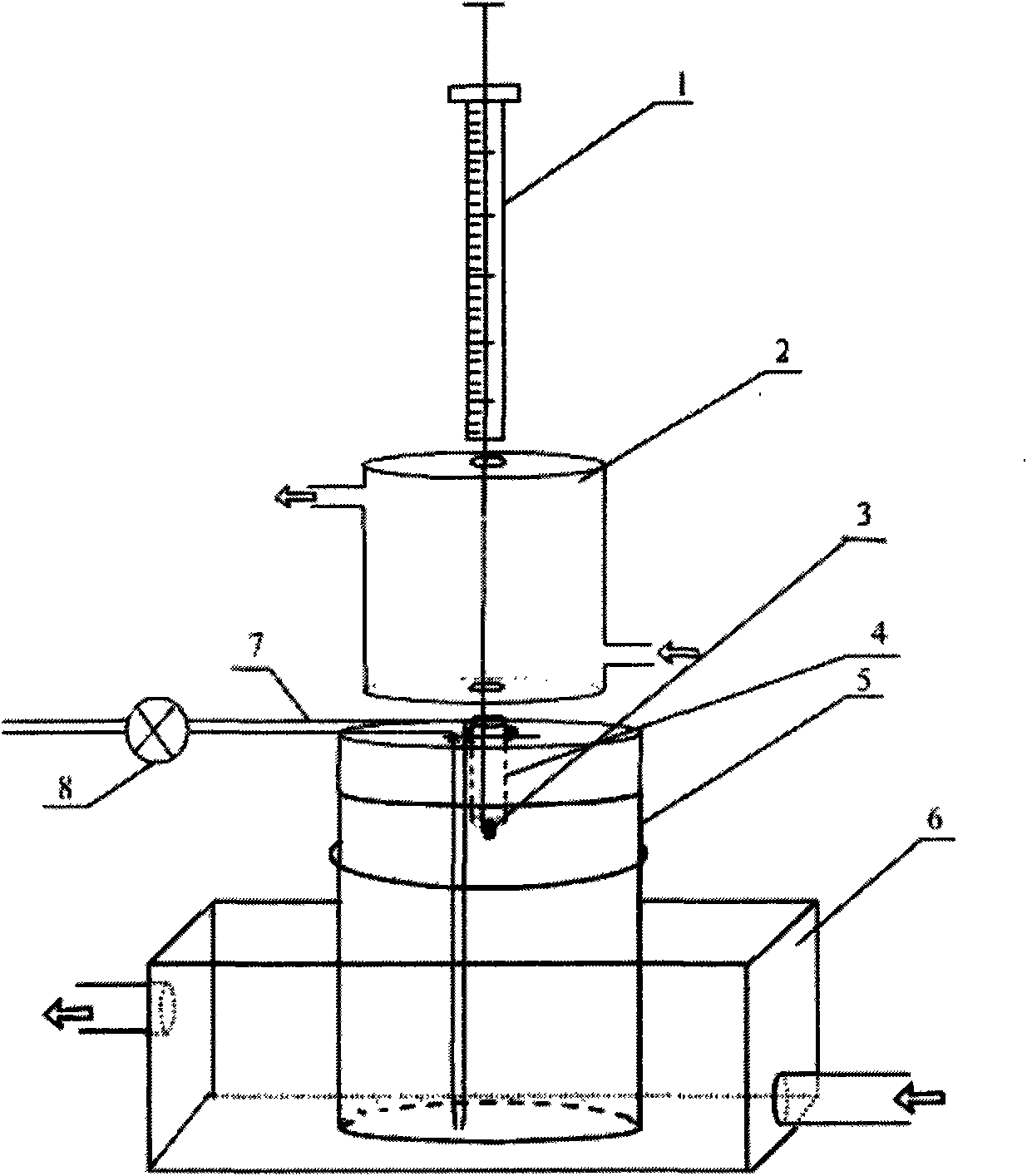 Airflow type headspace liquid-phase microextraction method