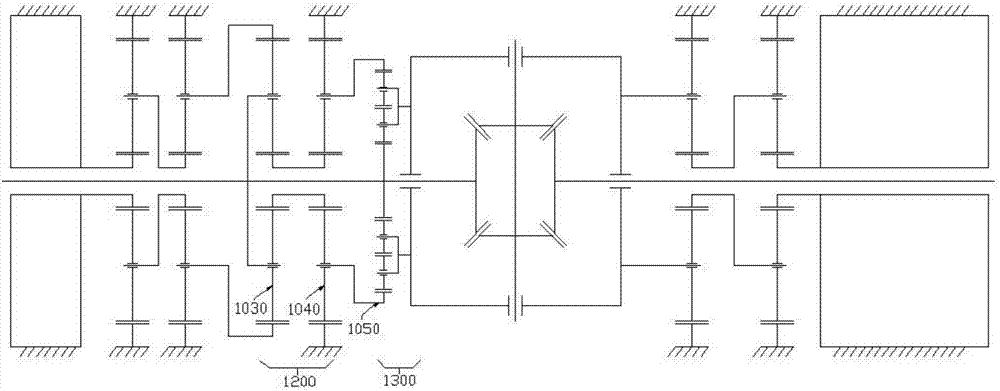 Electric differential with torque oriented distribution function