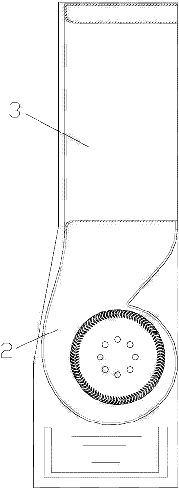 Two-side intake bladeless fan