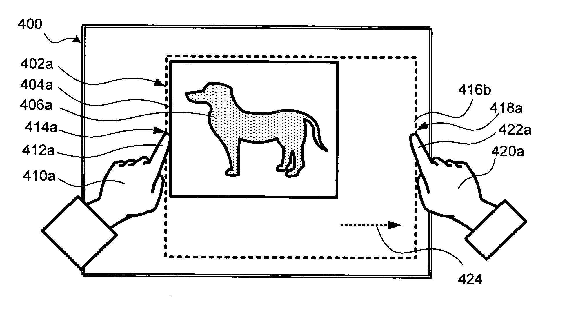 Using physical objects to adjust attributes of an interactive display application