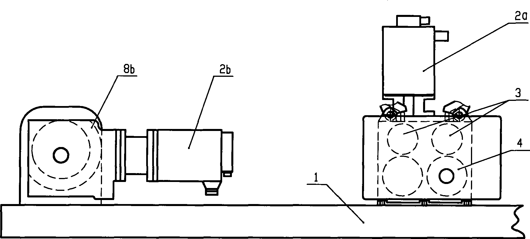 Steel-bar automatic hoop bender with synchronous belt drive mechanism