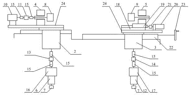 Instrument for measuring startup torque, swing torque and slippage force of constant-velocity universal joint assembly