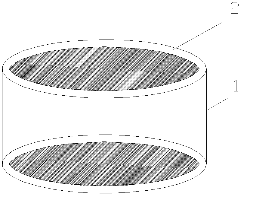 Copper-electrode zinc-oxide voltage-sensitive resistor and preparation method thereof