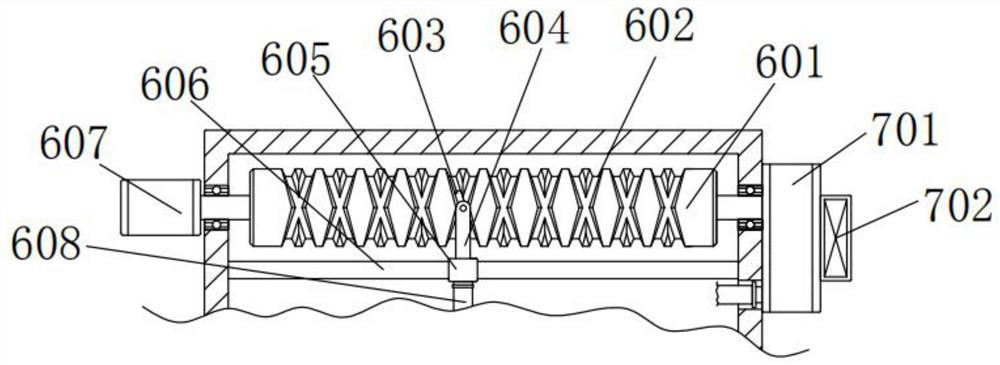 Dust-free polishing device for metal products