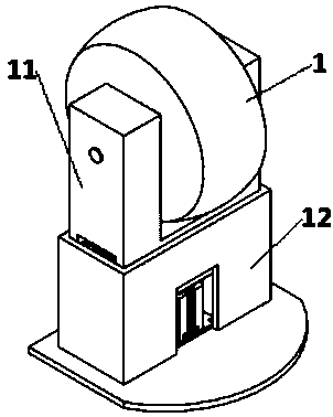 Unequal-diameter pipe rotary conveying mechanism