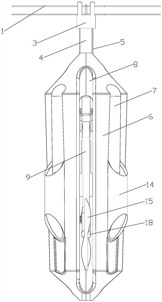 Detection device with deep diving function and detection method thereof