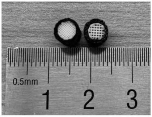 3D-printed multi-structure bone composite scaffold