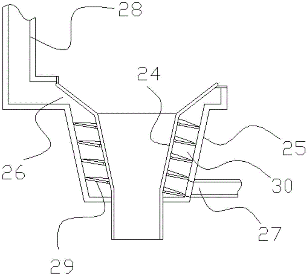 A device for incinerating crop straw