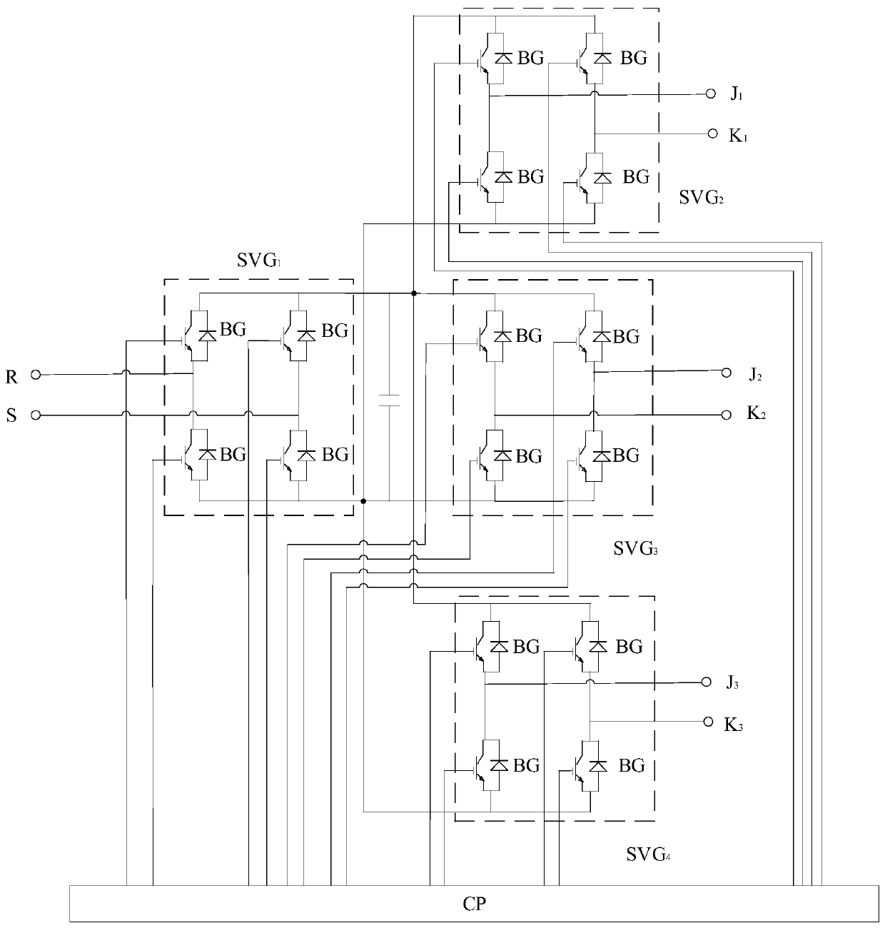 Single-phase electricity-to-three-phase electricity conversion power supply device and control method thereof