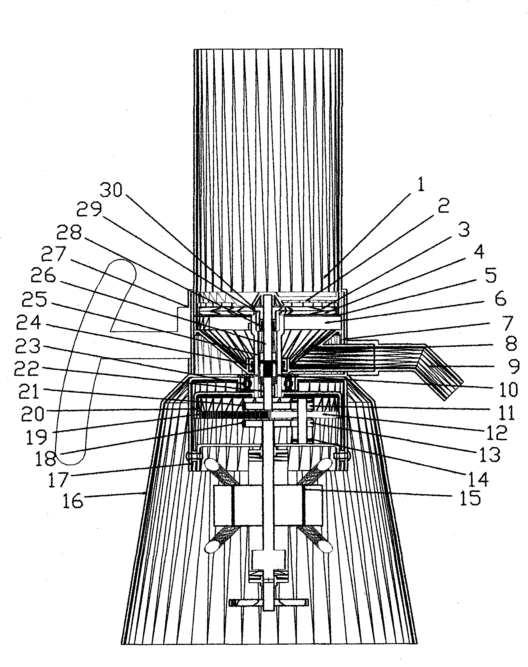 Grinding device capable of performing bilateral rotation