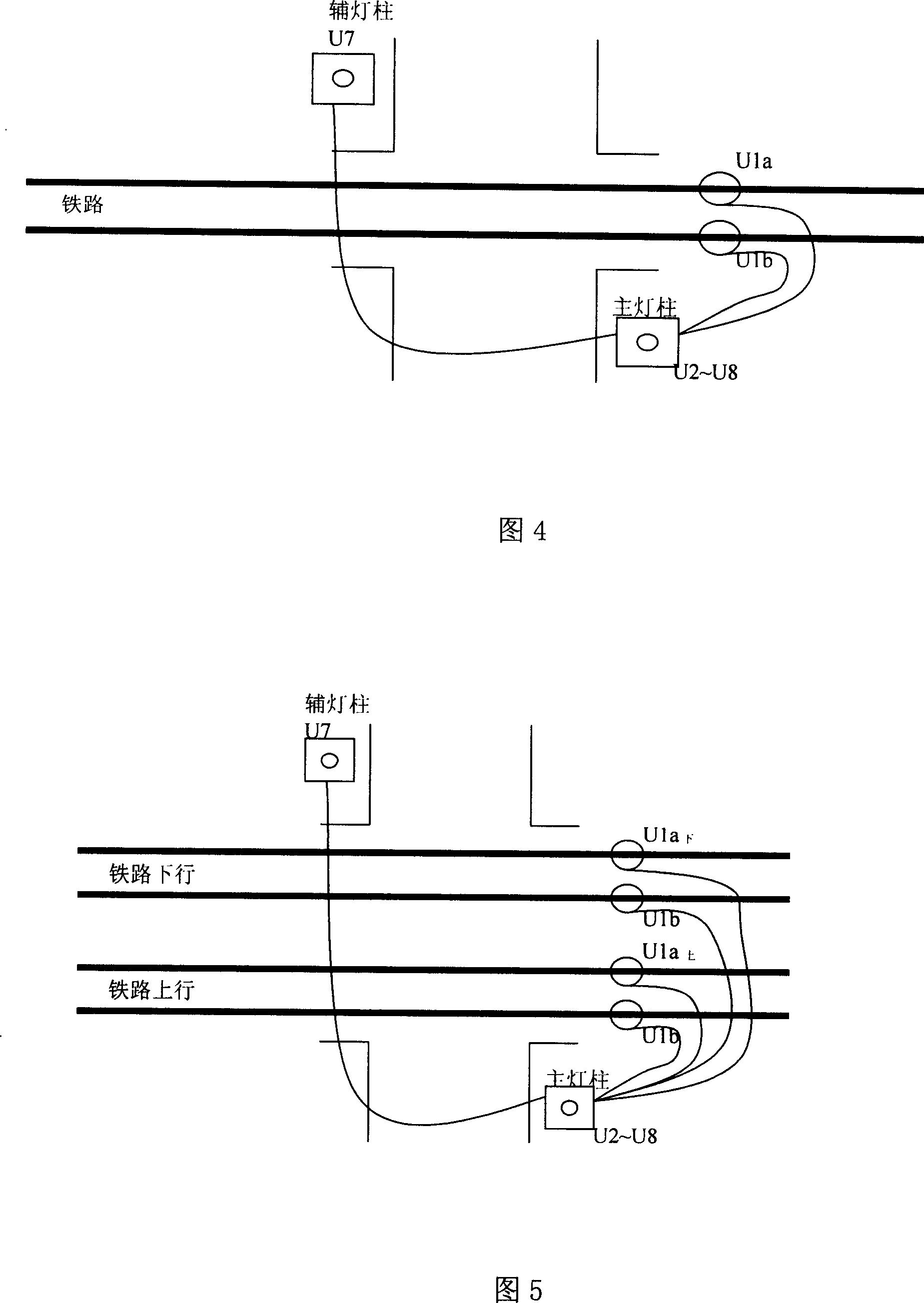 Sound controlled automatic warning device and method for unattended level railway crossing