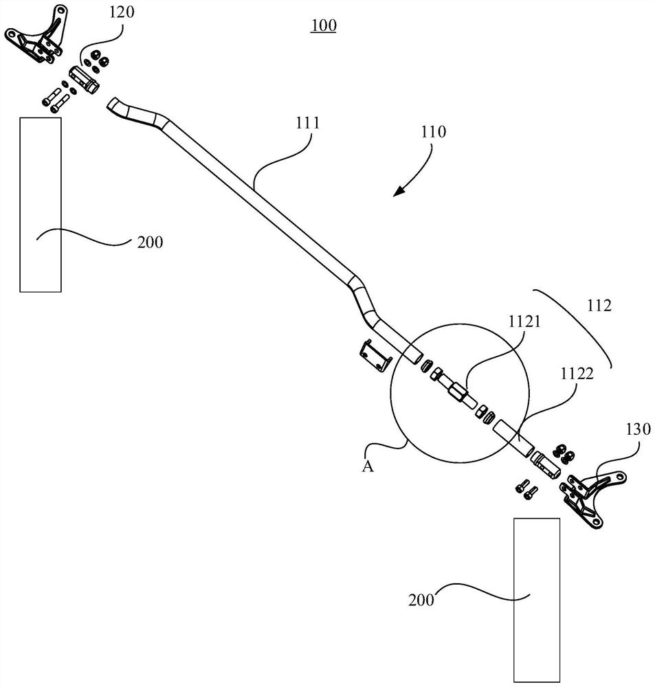 Shock absorber damper assembly and vehicle