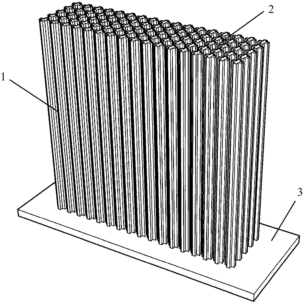 Acoustic resonance focusing lens and design method thereof