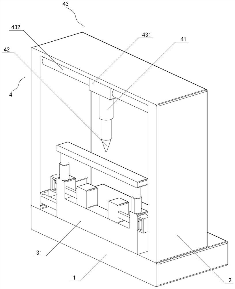 Frame punching device and method for advertising board manufacturing