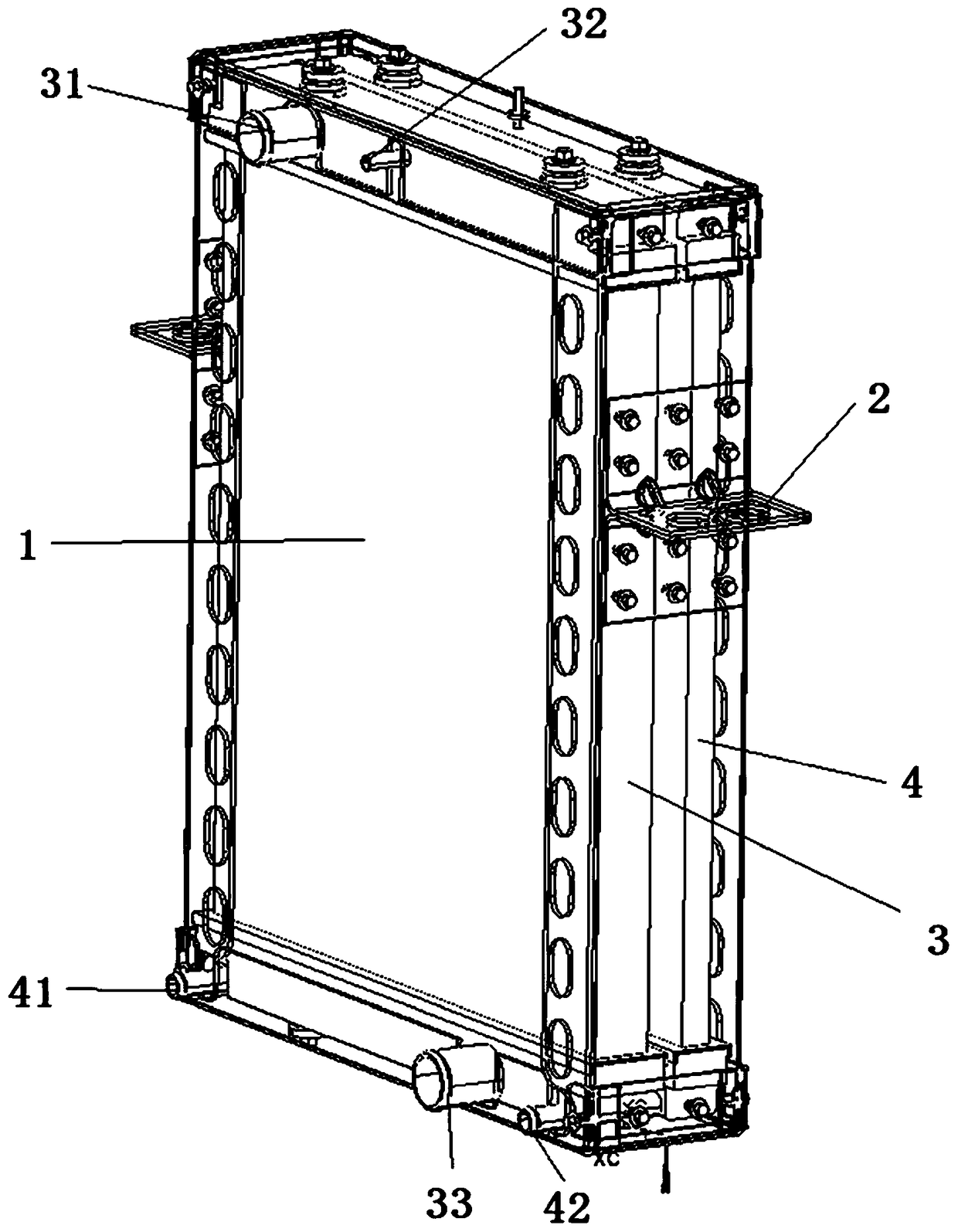 Integrated high and low temperature radiator