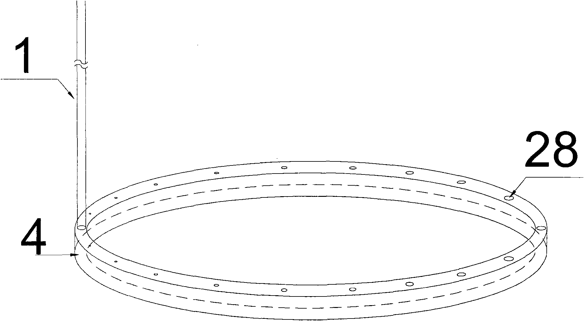 System and method for automatically separating solid from liquid by self-thermal high-temperature aerobic digestion of mud