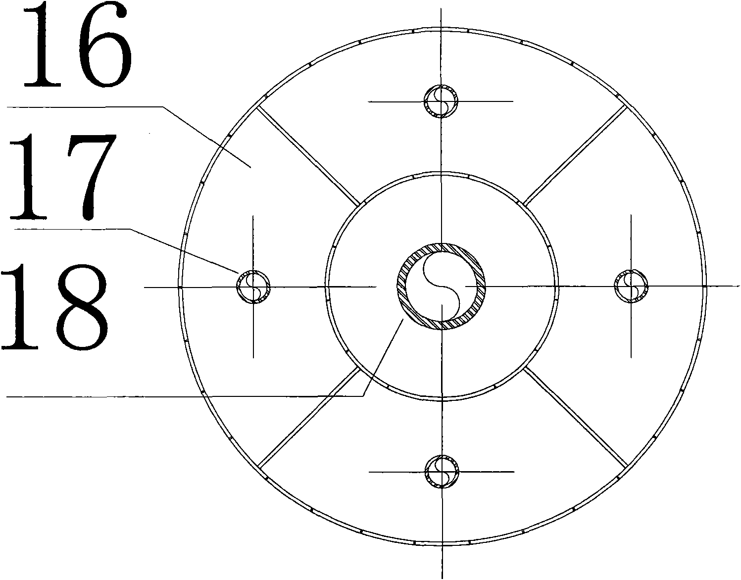 System and method for automatically separating solid from liquid by self-thermal high-temperature aerobic digestion of mud