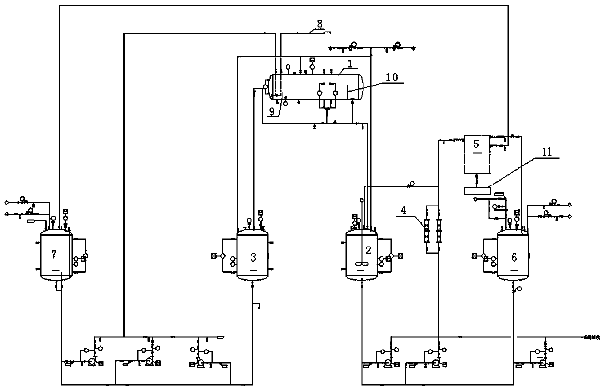 Liquid-liquid two-phase separation system for unsteady state feeding partial emulsification and application