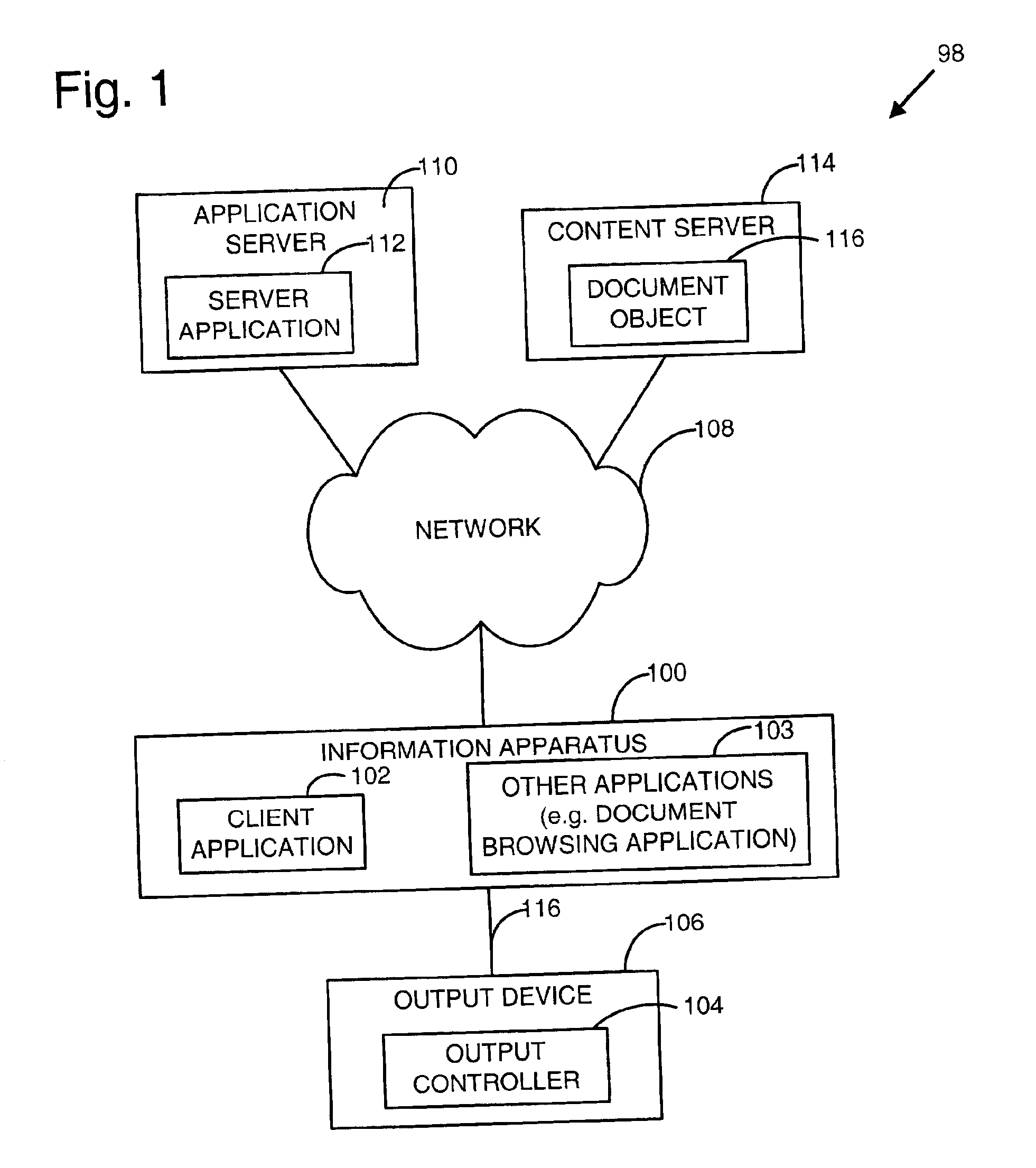 Mobile and pervasive output server