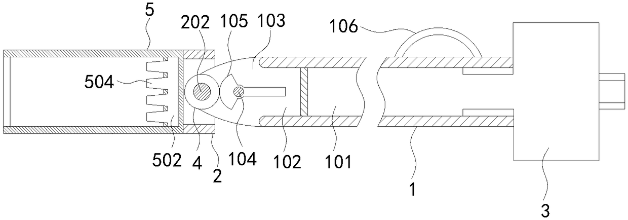 Adjustable tree whitening device and using method thereof