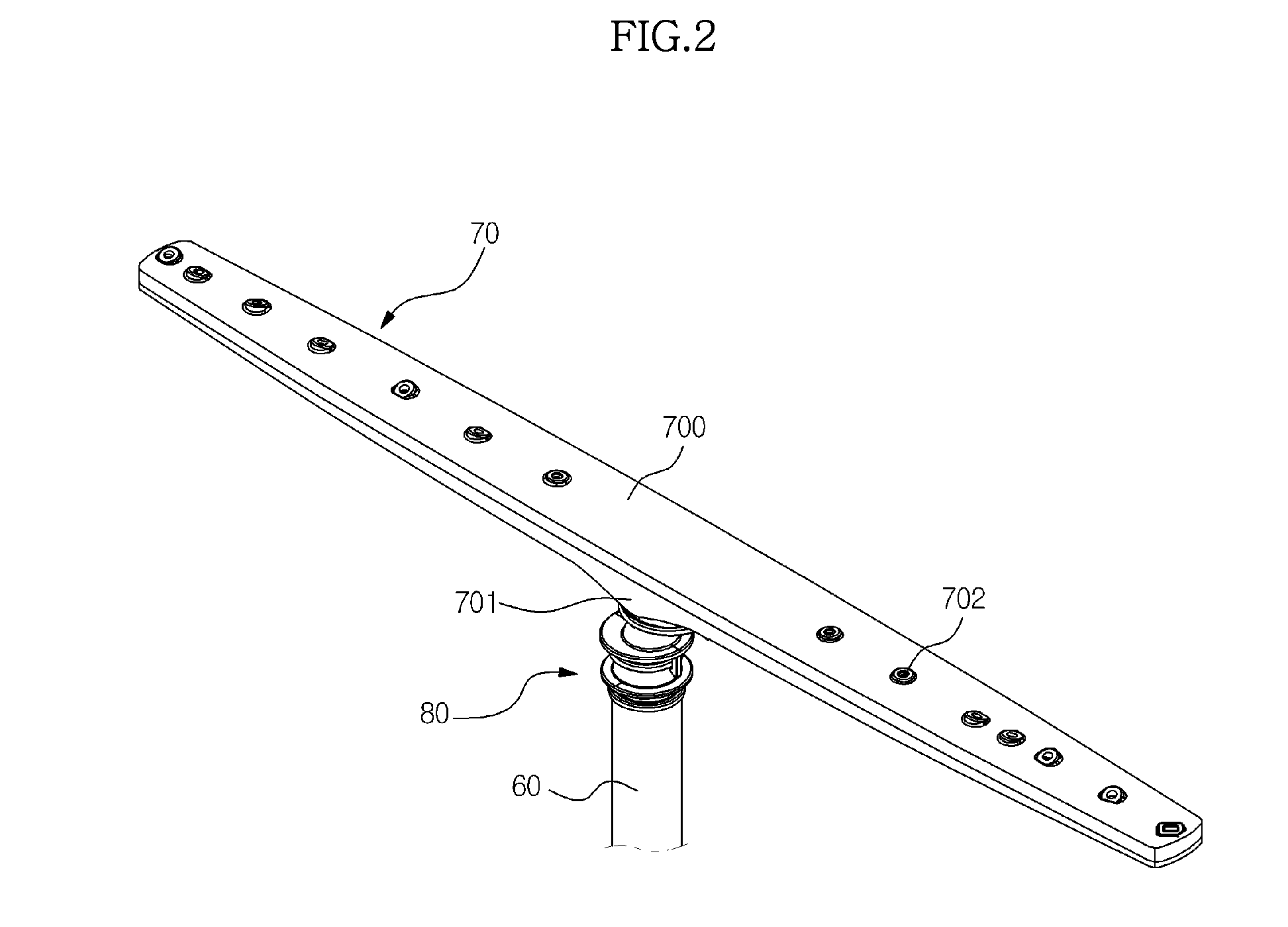 Nozzle assembly for dishwasher and dishwasher having the same