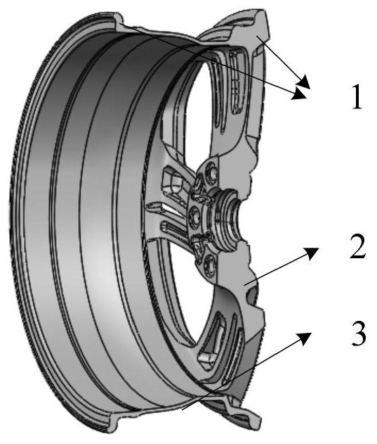 Wheel rim shape optimization method
