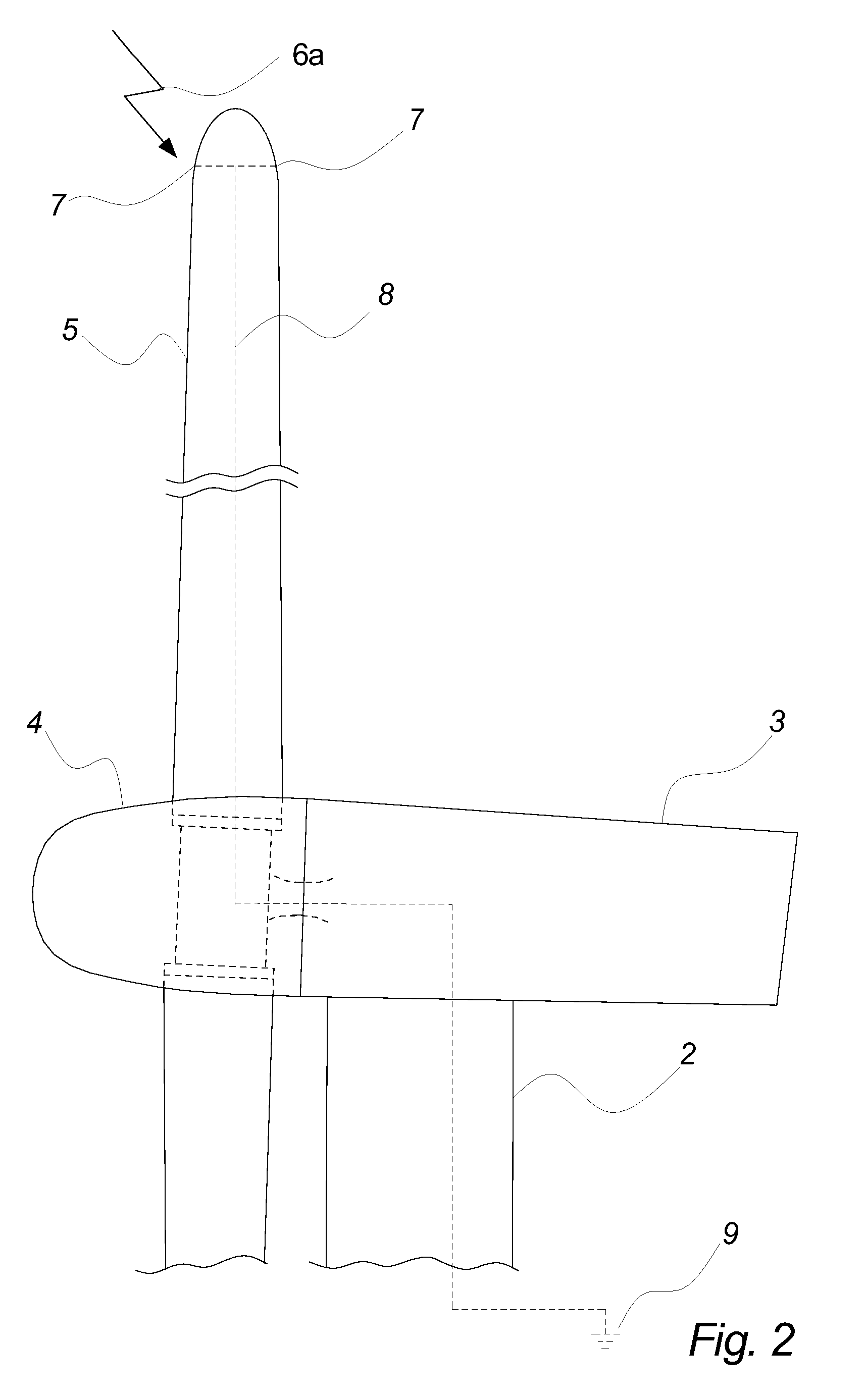 Lightning Protection System For A Wind Turbine Rotor Blade And A Method For Manufacturing Such A Blade