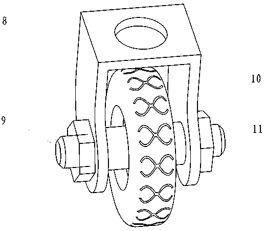 Intelligent unmanned fallen leaf sweeping robot