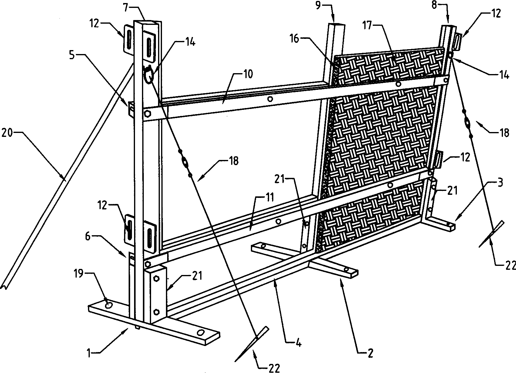 Movable combined flood cut-off dam