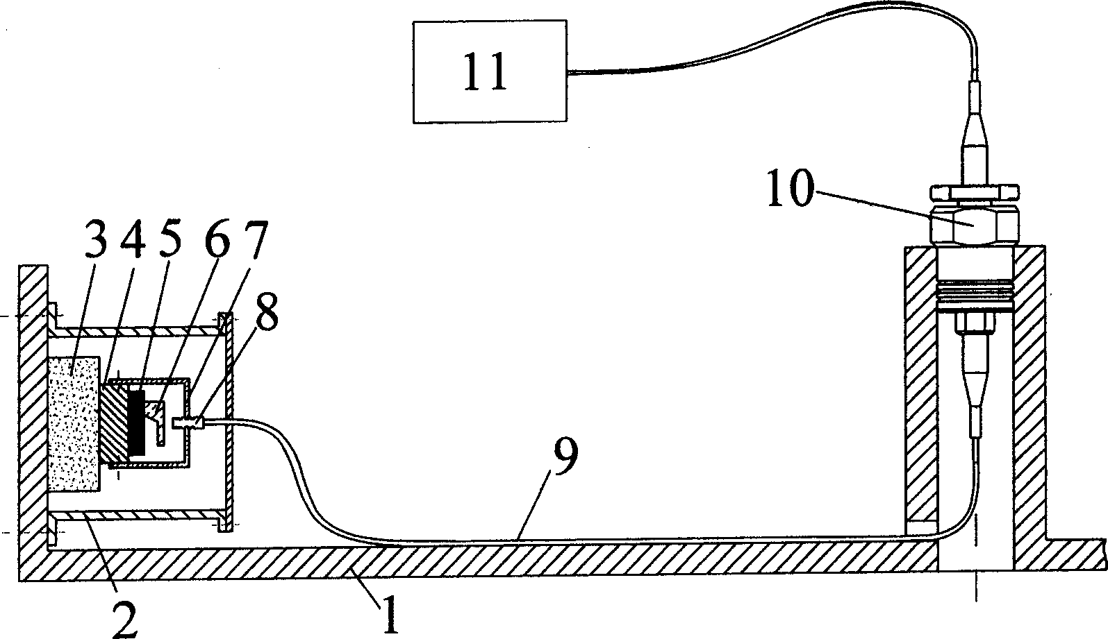 High-load micro-mechanism dynamic characteristic testing apparatus