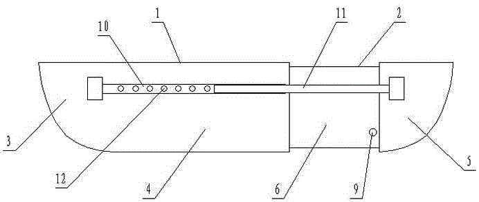 Telescopic bathtub with adjustable size