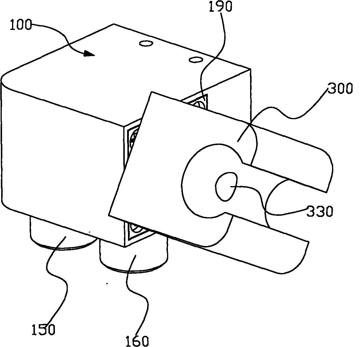 Swing switching wall base