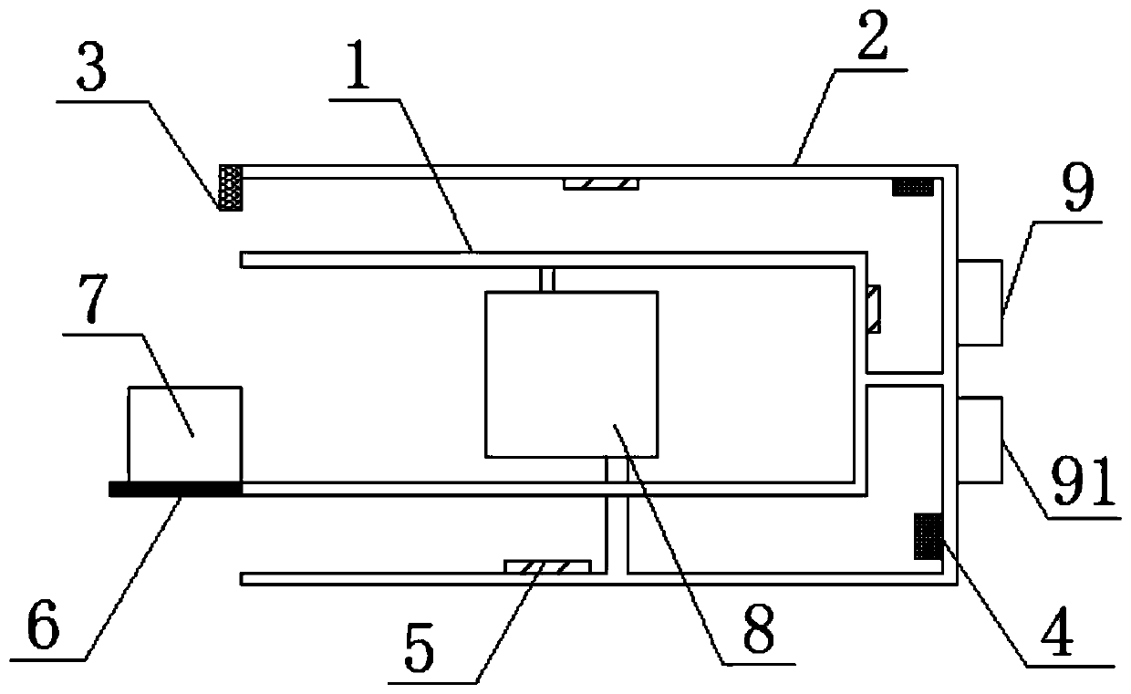 A drying tunnel device for a printing machine