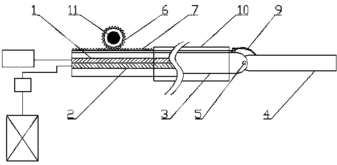 Cystoscope with swinging head end