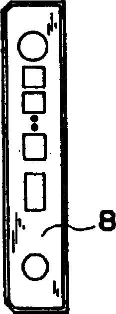 Thin type cable modem and stand for mounting the same