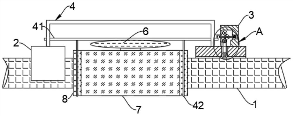 Underwater natural gas pipeline leakage automatic plugging robot and using method thereof