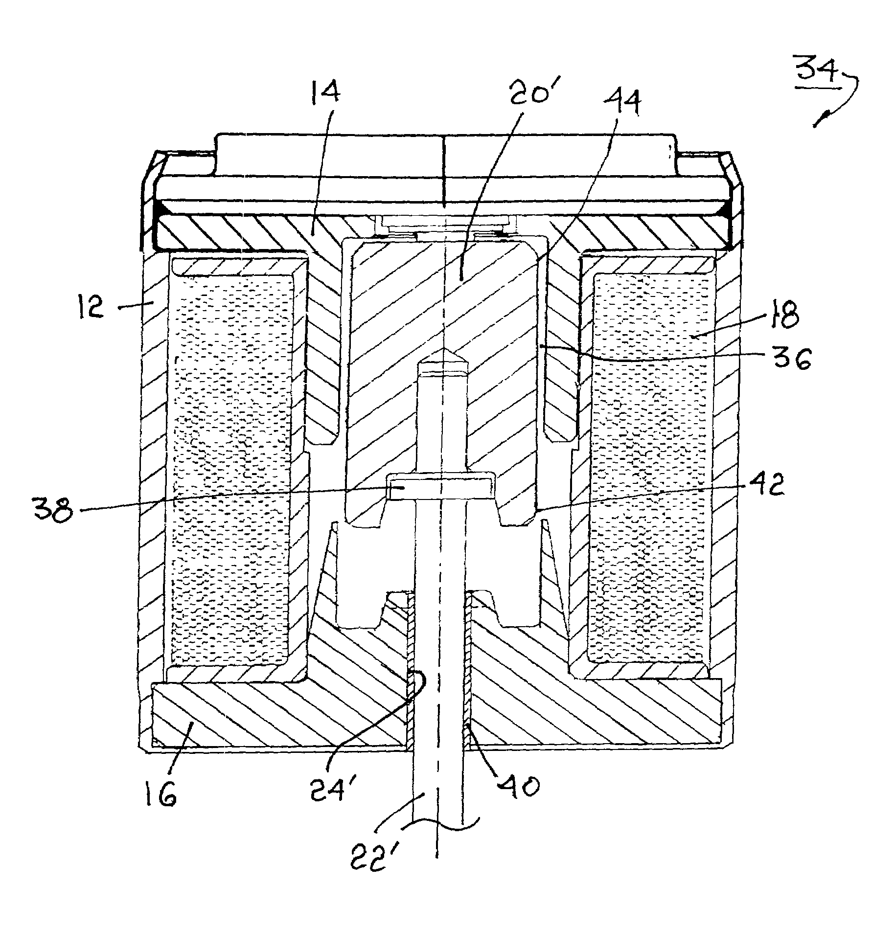 Sleeveless solenoid for a linear actuator