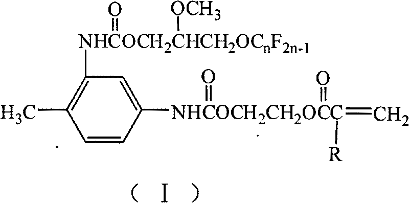 Fluorine-containing acrylate monomer and preparation method and application thereof