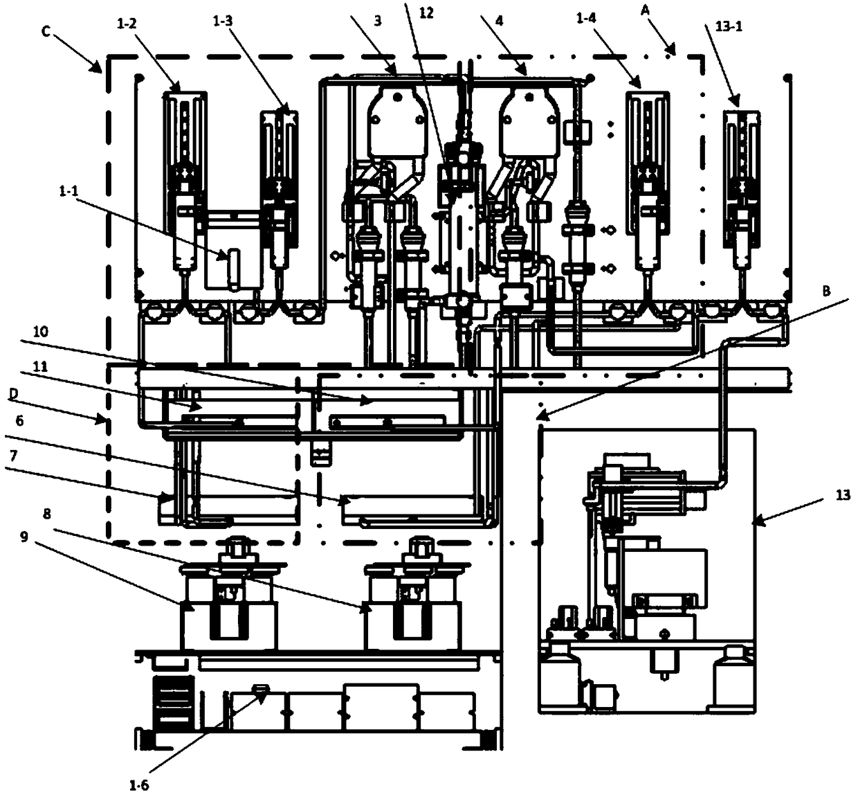 A biological culture device based on a hemodialyzer