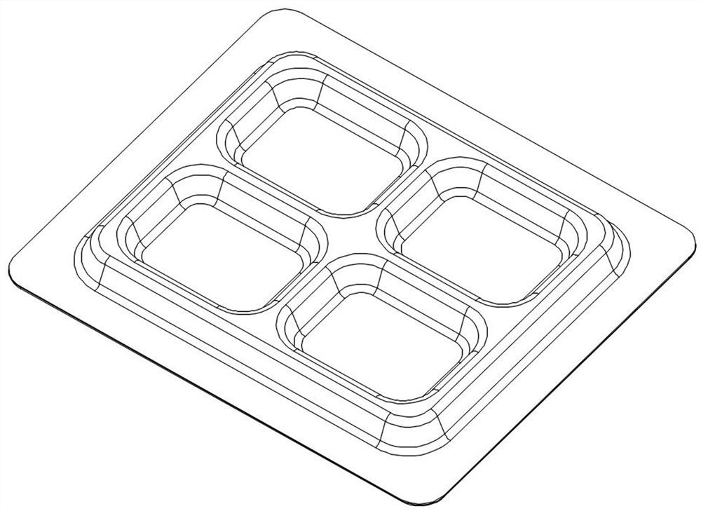 Preparation method of curved web surface titanium alloy superplastic forming-diffusion bonding blank