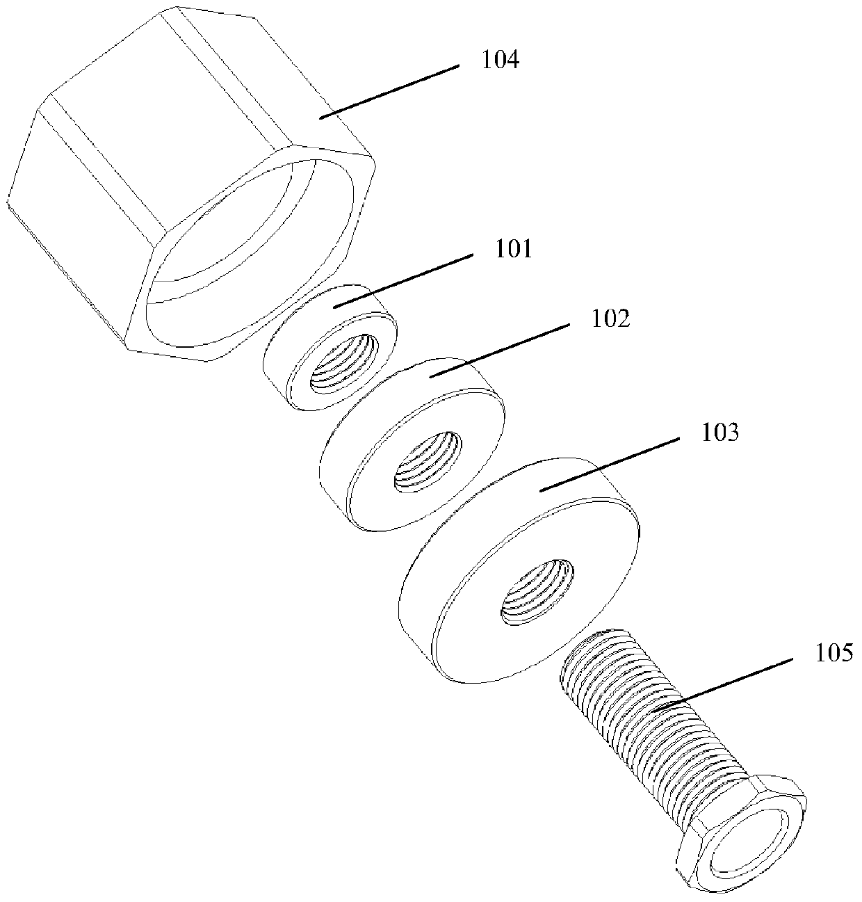 A kind of anti-loosening nut and its manufacturing method