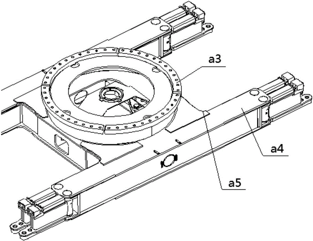 Plug-in tracked chassis structure