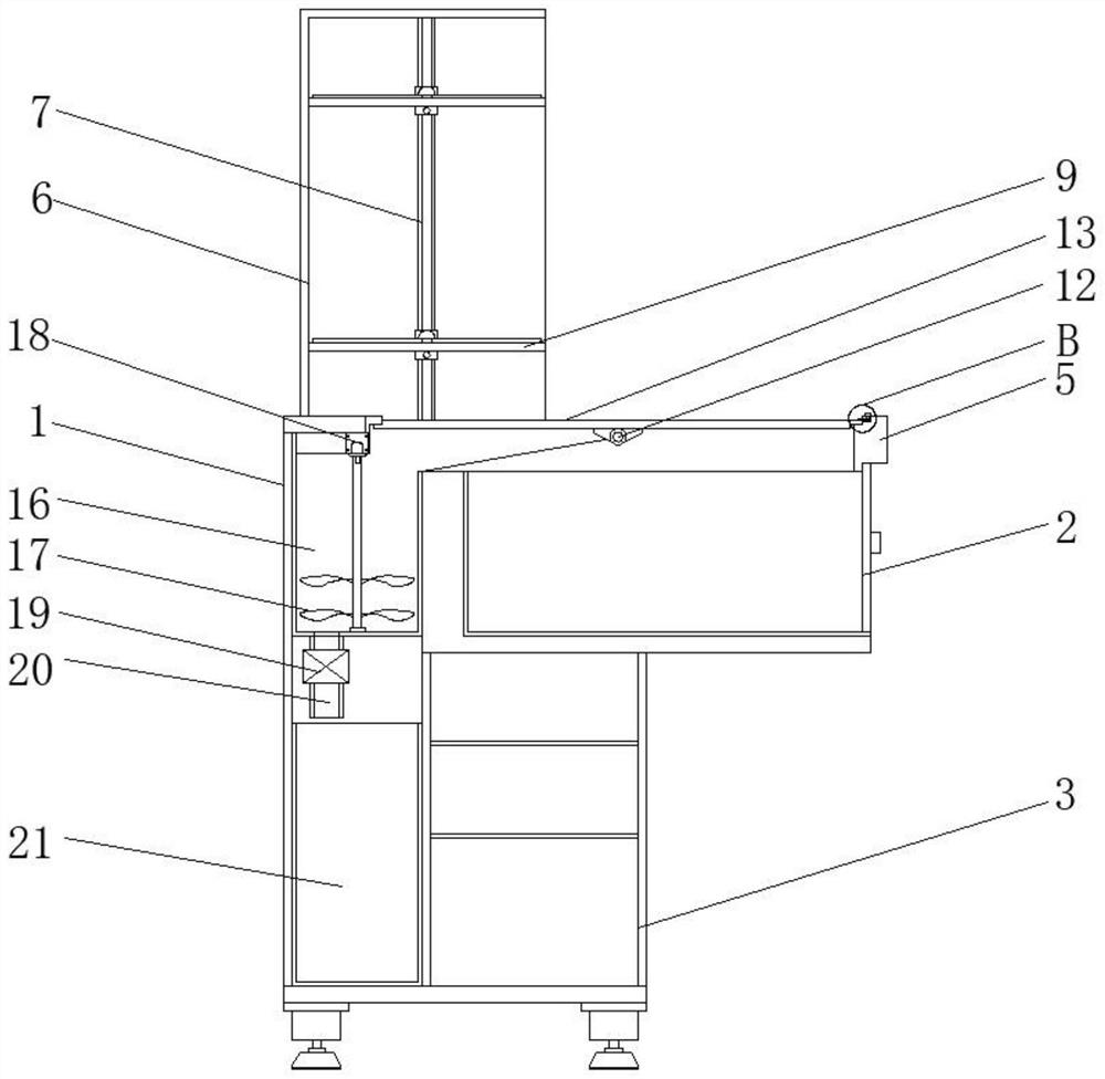 Separation and purification device for microglial cells