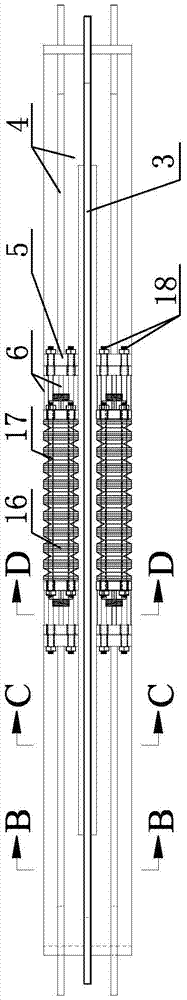 Assembled wall panels with built-in self-resetting steel plate supports