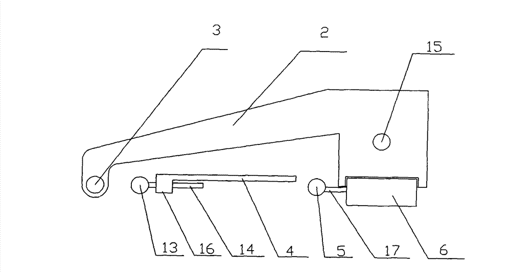 Tail portion folding device of plastic bag automatic folding strapping machine