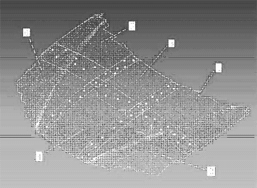 Point cloud data splicing method based on automatic identification of plurality of mark points