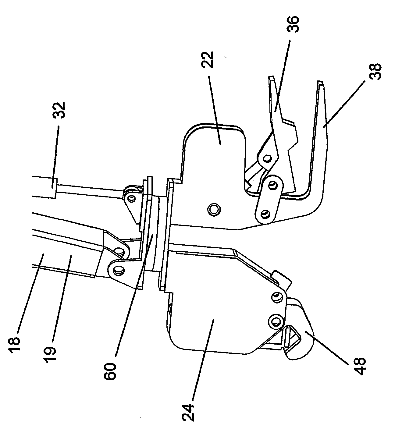 Tool for handling chains, wires, shackles, etc.