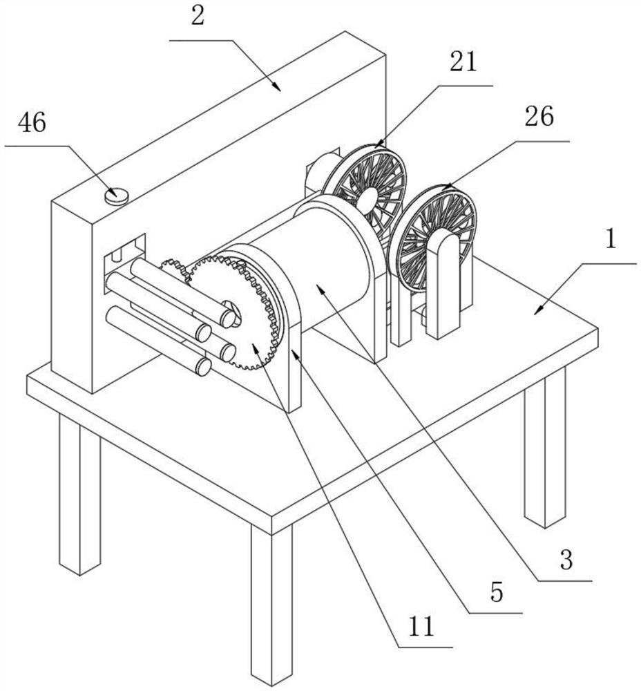 Processing device for fireproof cable with metal sheath