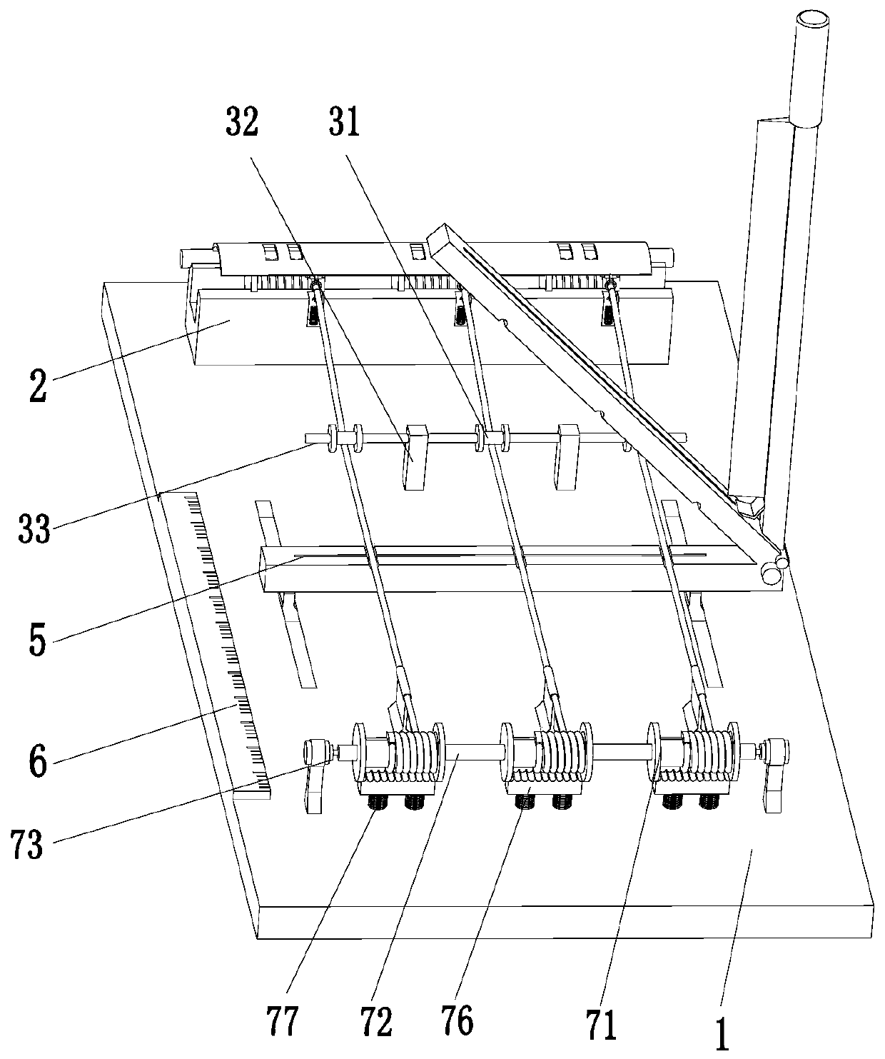 Fixed length shearing machine for wire harnesses and wire cables of new energy automobile