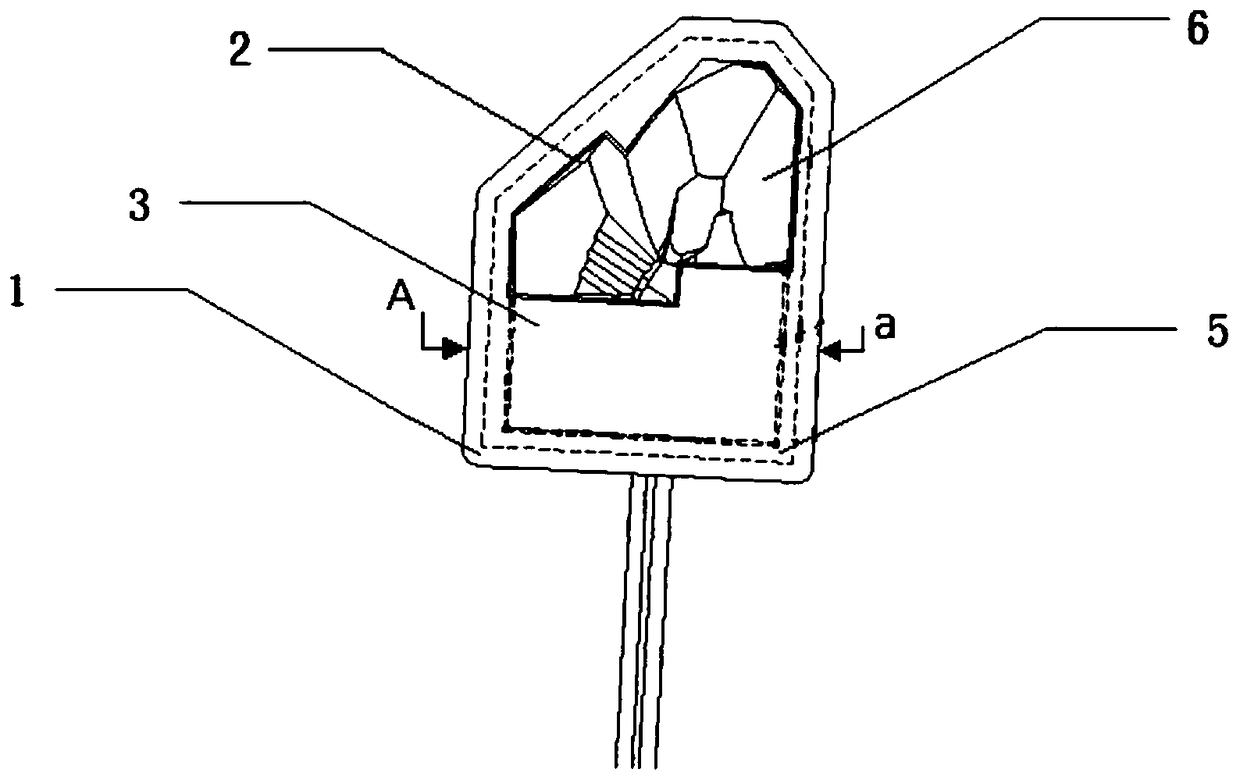 Lane-changing auxiliary alarm lamp for vehicle rear mirror